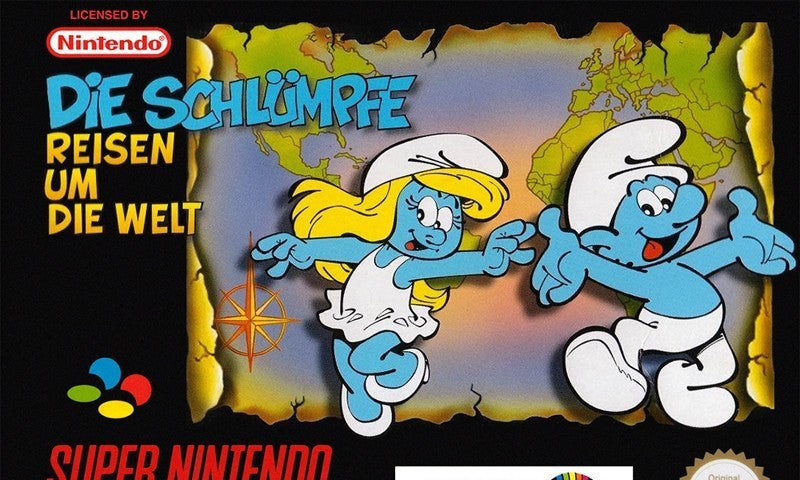 Die Schlümpfe reisen um die Welt