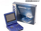 Konsole GBA SP Cobalt Blue + Netzteil (US)