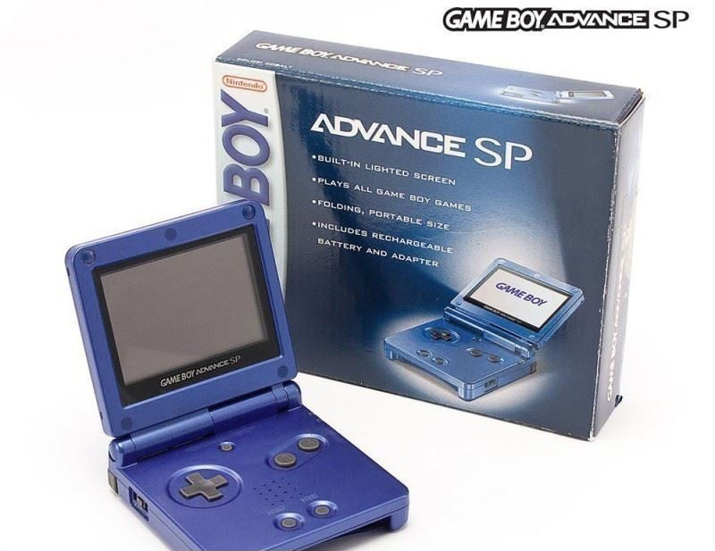 Konsole GBA SP Cobalt Blue + Netzteil (US)