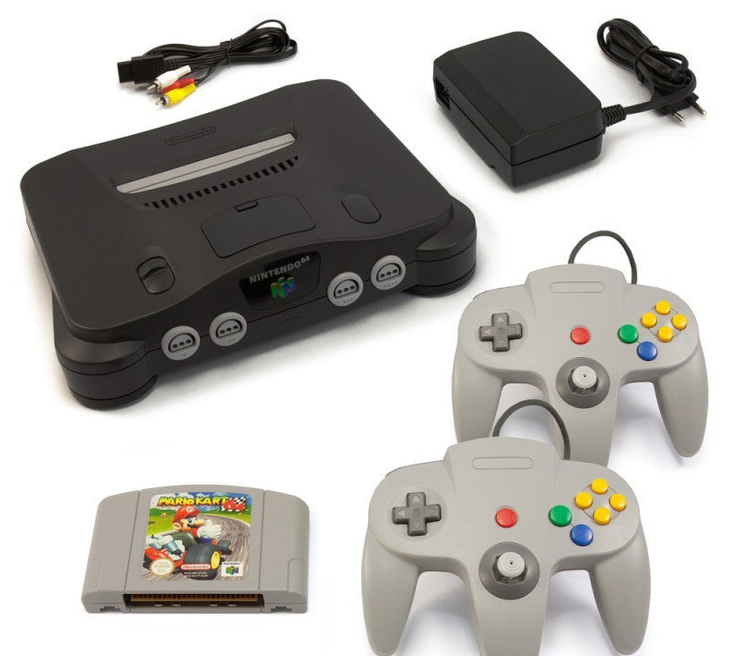 Konsole + Mario Kart + 2 Controller + Zubehör