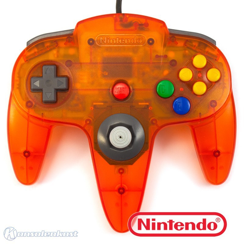 Original Nintendo Controller orange-transp. NUS-005