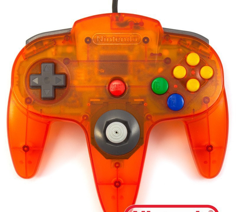 Original Nintendo Controller orange-transp. NUS-005
