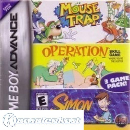Mouse Trap + Operation + Simon