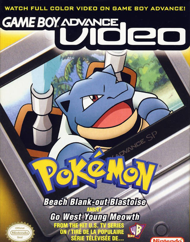 GBA Video: Pokemon Beach Blankout Blastoise & Go West Young Meowth