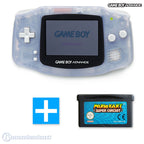 Konsole transp.-blau Clear Blue Glacier + Mario Kart