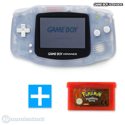 Konsole + Pokemon Feuerrote Edition (DE)