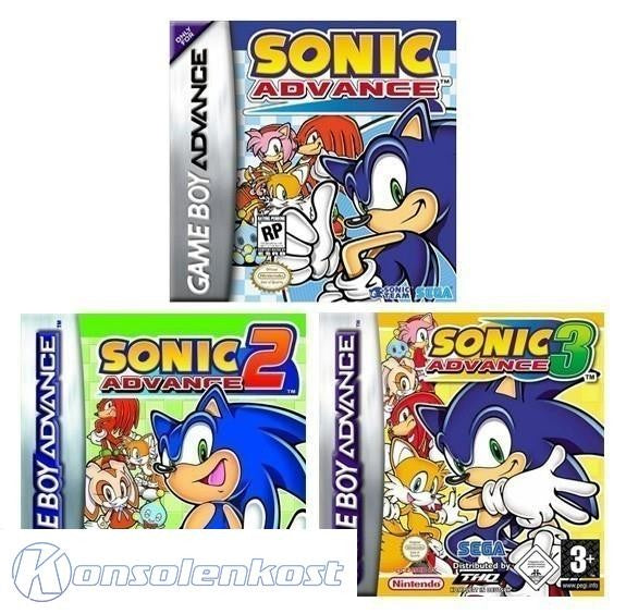 Sonic Advance Bundle: Teil 1 + 2 + 3