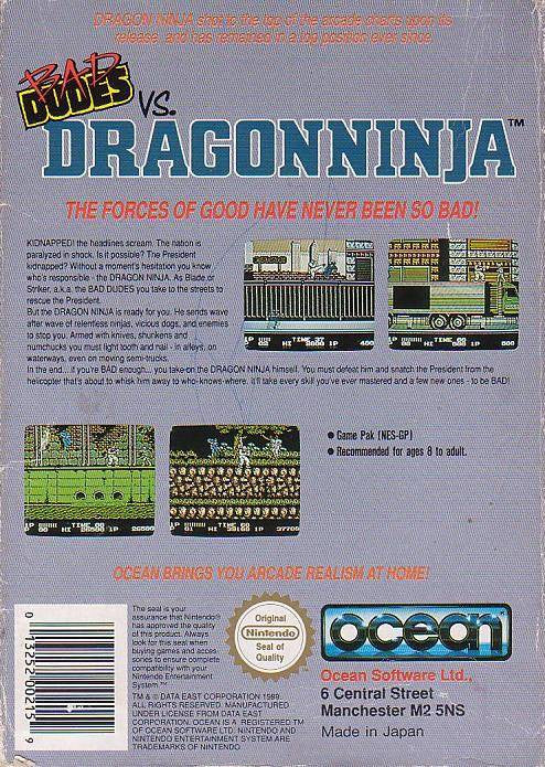 Bad Dudes vs. Dragon Ninja