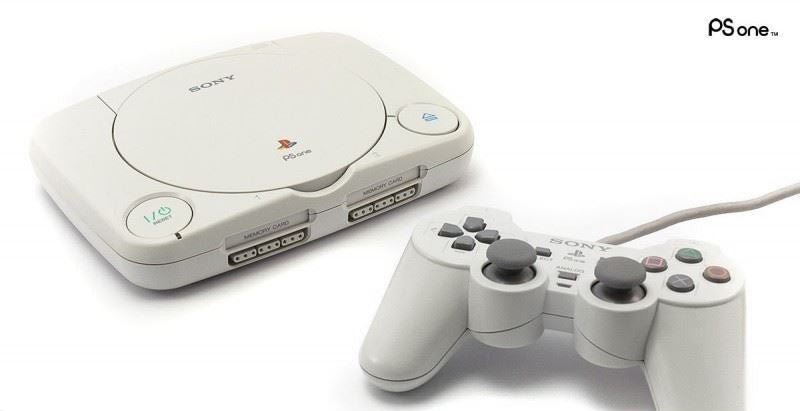 Konsole PSOne Slim + Original Dualshock Controller + Zubehör