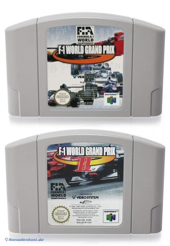 F-1 World Grand Prix 1 & 2 + Madcatz Lenkrad