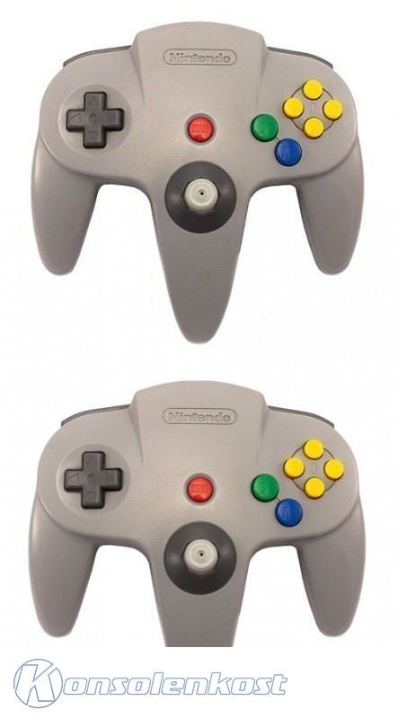 2 Original Nintendo Controller grau