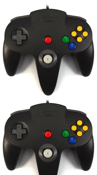 2 Original Nintendo Controller schwarz