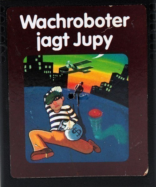 Wachroboter jagt Jupy