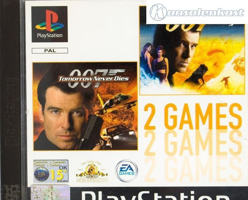 2 Spiele - 007 Tomorrow Never Dies & The World Is Not Enough