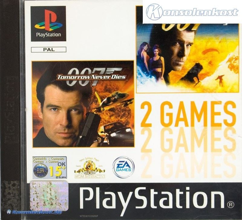 2 Spiele - 007 Tomorrow Never Dies & The World Is Not Enough