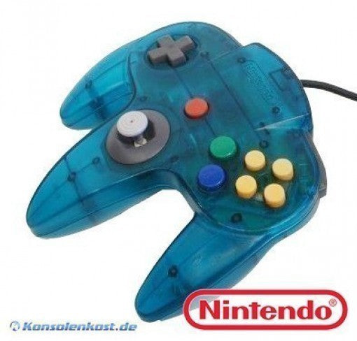 Original Controller Clear-Blue / blau-transparent NUS-005 [Nintendo]