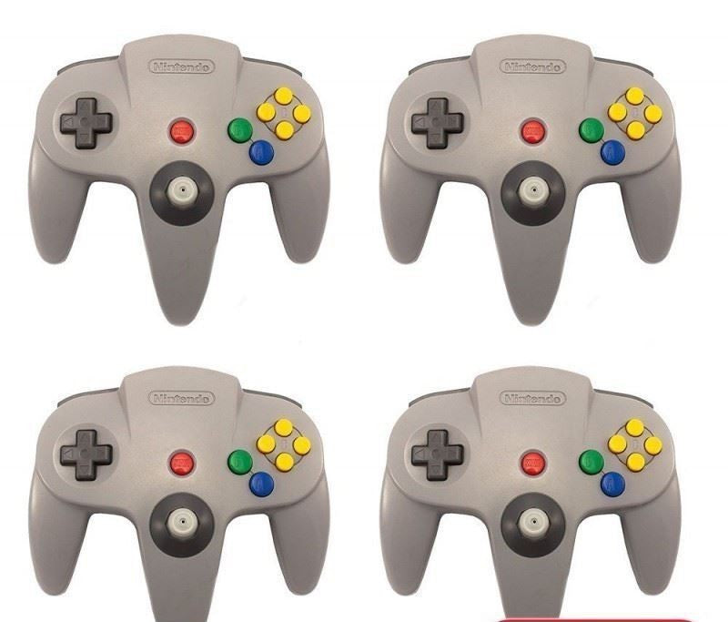 4 Original Nintendo Controller grau