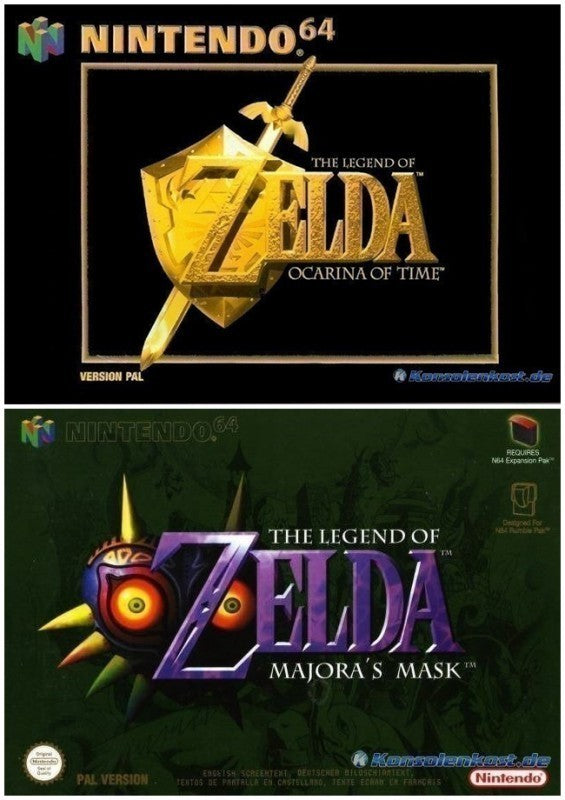 Zelda - Ocarina of Time + Majora's Mask