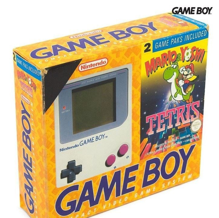 Konsole Classic DMG-01 grau + Tetris + Mario & Yoshi