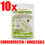 10 x Battery Pack / Power Akku + Ladekabel weiß