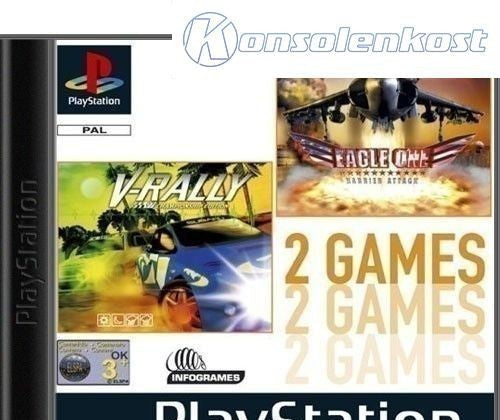 2 in 1: V-Rally + Eagle One: Harrier Attack