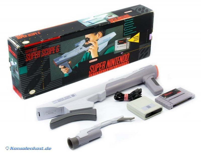 Nintendo Scope Bazooka + Scope 6 Spiel (US)