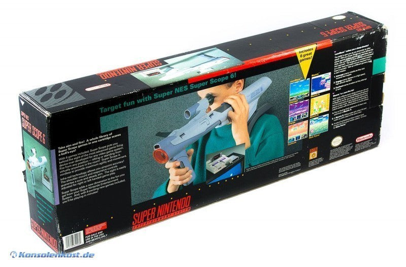 Nintendo Scope Bazooka + Scope 6 Spiel (US)