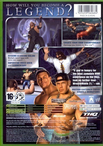 WWE: WrestleMania 21 (GB)