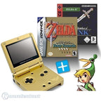 Bundle: Konsole GBA SP + Zelda II + The Legend of Zelda: A Link to the Past + Netzteil