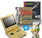 Bundle: Konsole GBA SP + Zelda II + The Legend of Zelda: A Link to the Past + Netzteil