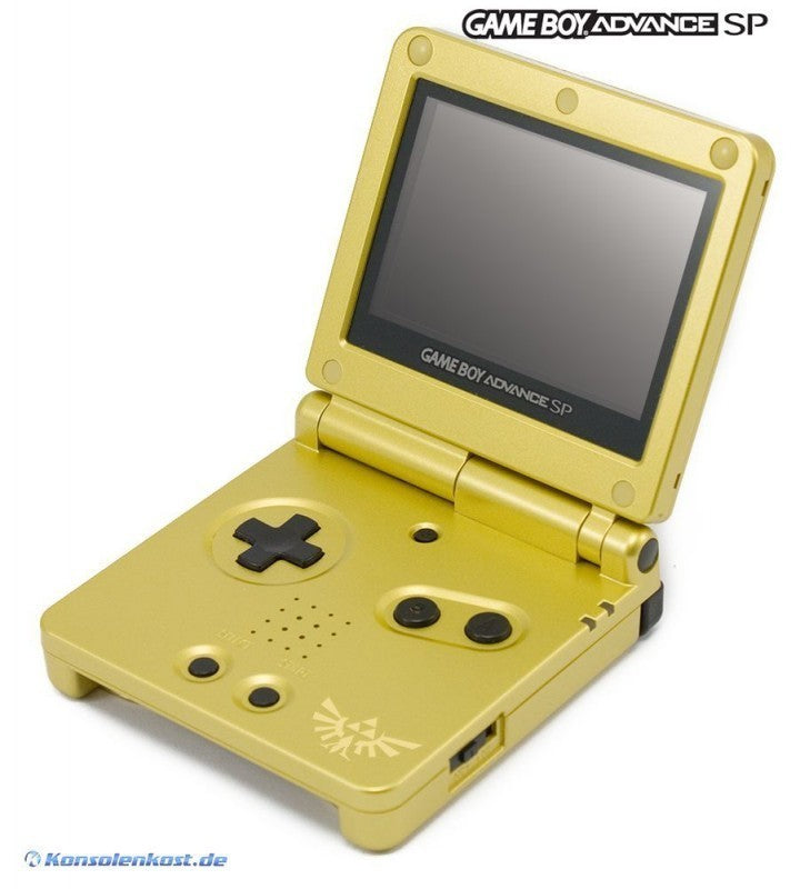 MegaSet: Konsole GBA SP + Zelda II + A Link to the Past + Minish Cap + Netzteil