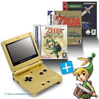 MegaSet: Konsole GBA SP + Zelda II + A Link to the Past + Minish Cap + Netzteil