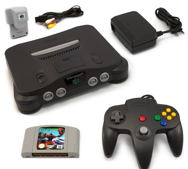 Konsole + Lylatwars + Rumble Pak + Controller + Zubehör