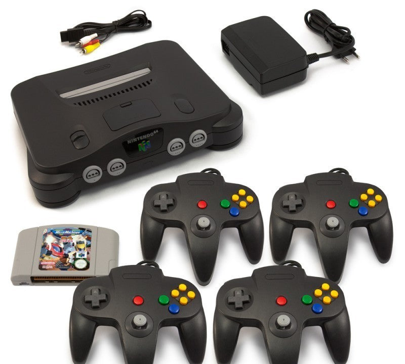 Konsole + Micro Machines + 4 Controller + Zubehör