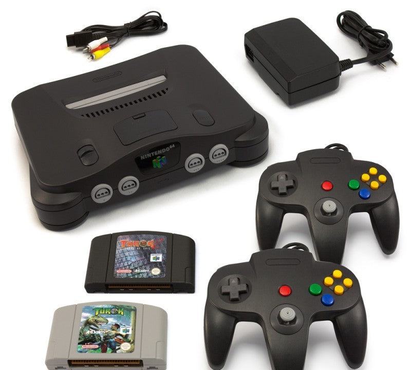 Konsole + Turok 1 + 2 + Controller + Zubehör