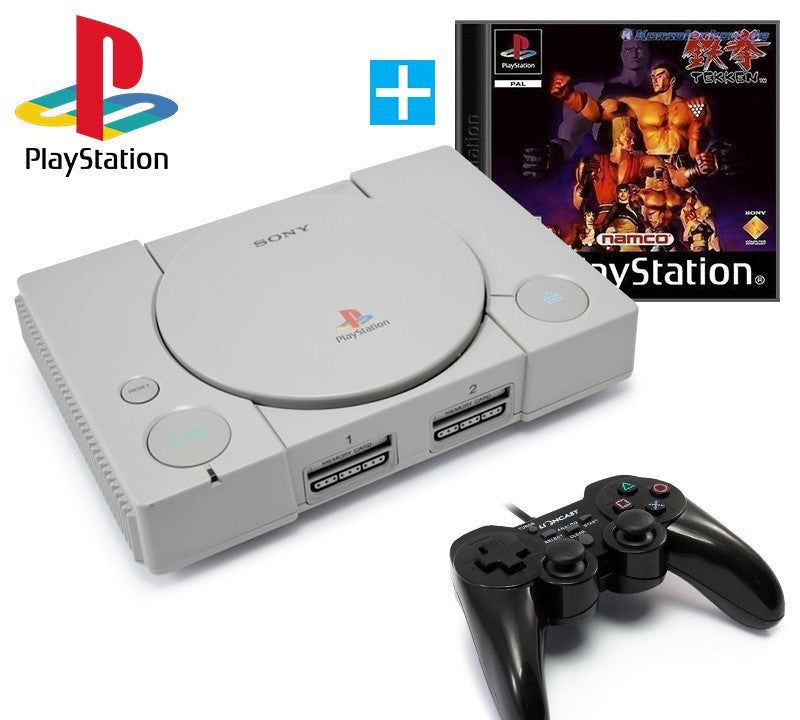 Konsole + Tekken + Controller + Zubehör