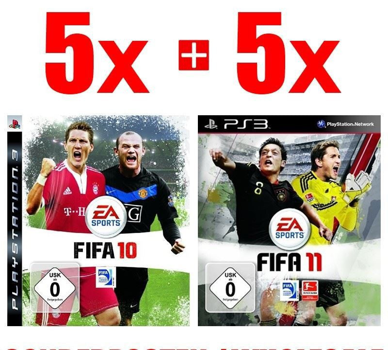 5x FIFA 11 + 5x FIFA 10
