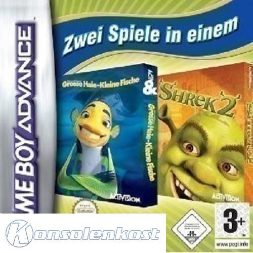 2 in 1: Shrek 2 + Grosse Haie - Kleine Fische / Shark Tale