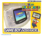 Konsole transp.-blau Clear Blue Glacier Mario Advance 2 Set