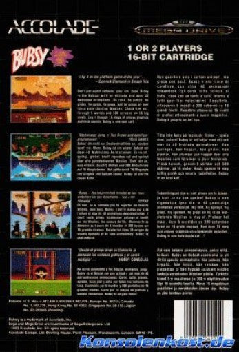 Bubsy in Claws Encounters of the Furred Kind (EU)