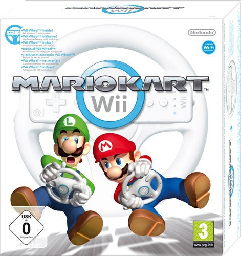 Mario Kart + Lenkrad weiß (DE) — Big Box