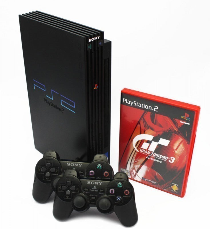 Konsole GT3 Racing Pack + Spiel + 2 Original Controller + Kamera + Zubehör