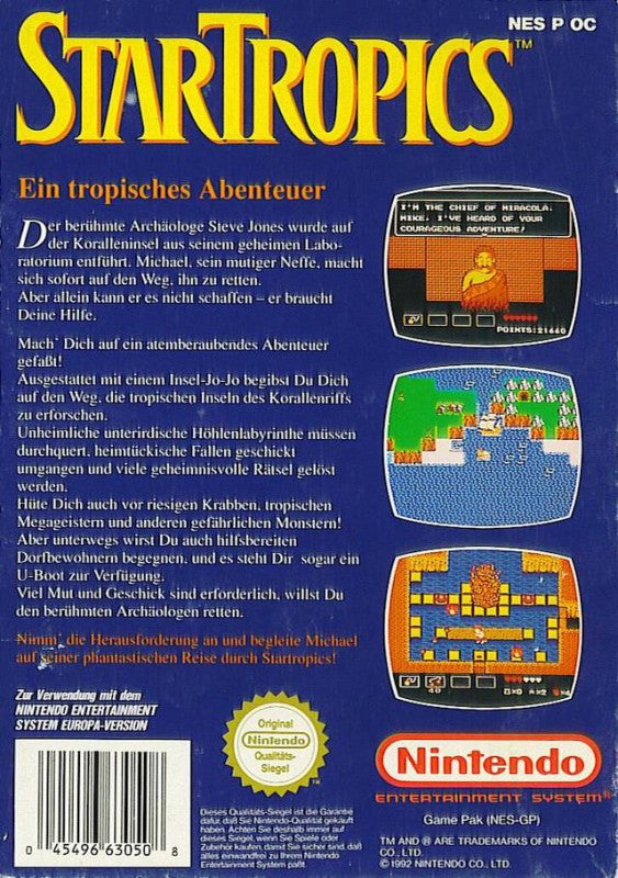 Star Tropics 1: A Test of Island Courage