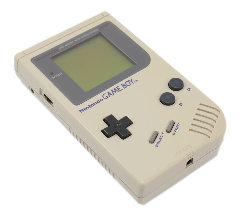 Konsole Classic DMG-01 grau mit dunklen Tasten