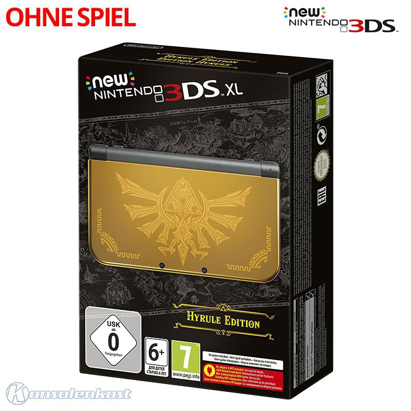 Konsole XL Zelda Hyrule Edition + Netzteil — Zelda Hyrule Edition