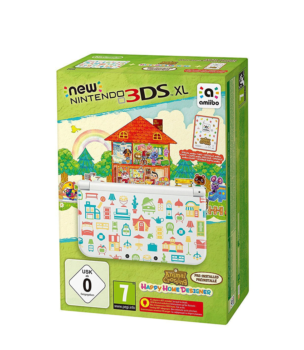 Konsole XL Animal Crossing Edition + Netzteil — Animal Crossing Edition
