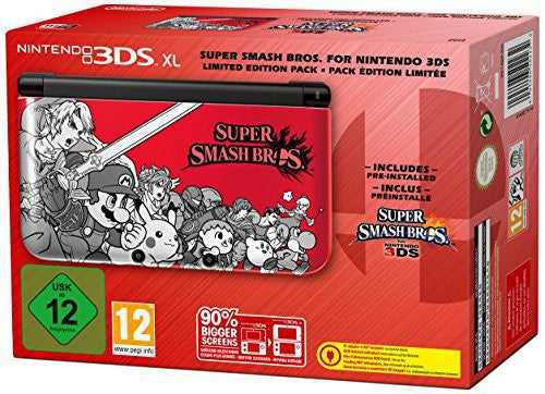 Konsole XL Super Smash Bros Edit. + Spiel vorinst. + Netzteil