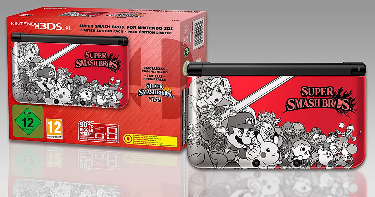 Konsole XL Super Smash Bros Edit. + Netzteil