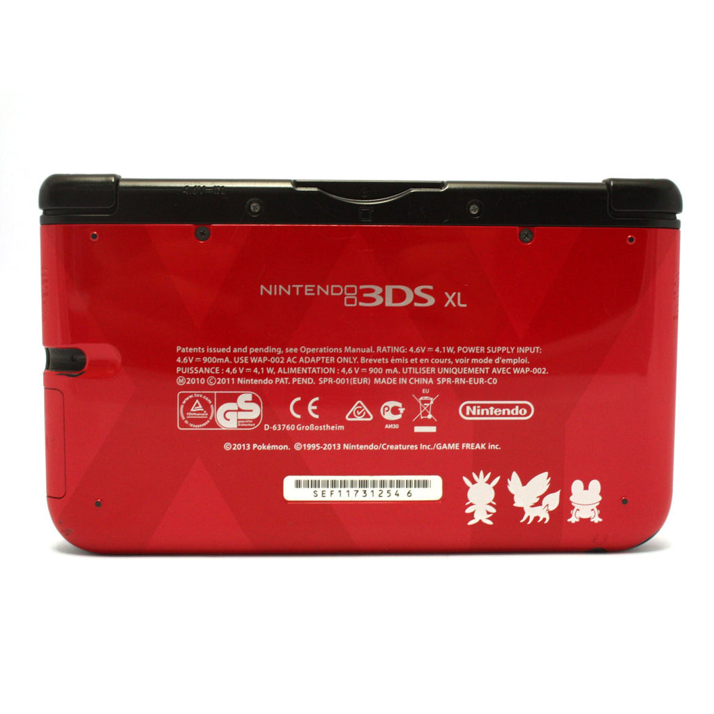Konsole XL Pokemon XY Edition rot + Netzteil