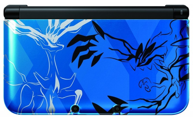 Konsole XL Pokemon XY Edition blau + Netzteil